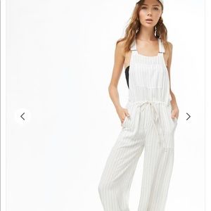Pinstripe overalls!